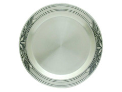 Серебряная тарелочка для охотничьего набора 